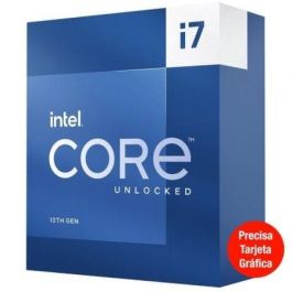 Intel BX8071513700F Procesador Core i7-13700F 13ª Gen 16 núcleos 24 hilos 5.2GHz max Socket 1700 30MB Caché sin gráficos