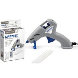 Dremel 910 Pistola de Pegamento Caliente 165°C con Punta Antigoteo Precisión para Bricolaje Cerámica, Madera, Plásticos, Vidrio