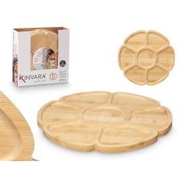 Bandeja de Bambú Kinvara 7 Cavidades 30x30 cm (12 Unidades) Precio: 62.89999991. SKU: B18AN9J4HX