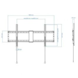 TooQ LP4390F-B Soporte de Pared para TV 43-90" (109-229 cm) hasta 70 kg VESA 200x200-800x400 Negro TooQ LP4390F-B Soporte de Pared para TV 43-90" (109-229 cm) hasta 70 kg VESA 200x200-800x400 Negro