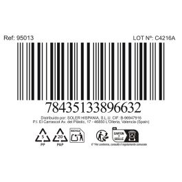 La Mediterranea Bol Blanco 14.3 x 11.5 x 3.8 cm "Snack" (72 Unidades)