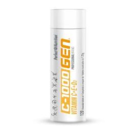 GEN PROFESSIONAL Vitamina C-1000 con Vitamina D y E, Acerola y Lino. Complemento Alimenticio 120 Comprimidos Precio: 13.4999997. SKU: B1JVMFL4A3