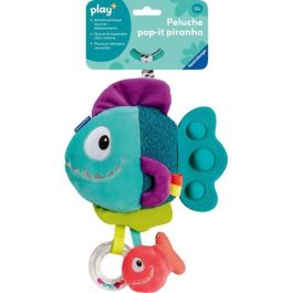 Ravensburger -PLAY + - Peluche pop-it piraña azul - Desde el nacimiento - Versión francesa - 34016 Ravensburger -PLAY + - Peluche pop-it piraña azul - Desde el nacimiento - Versión francesa - 34016