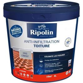 Ripolin RIP3174269070382 Cemento gris anti-infiltración para techos 4 L Precio: 109.50000028. SKU: B12FK9BXDQ