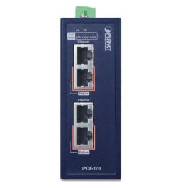 Planet IPOE-270 Inyector Hub PoE++ Industrial 2 Puertos Multi-Gigabit 802.3bt 90W/P, 180W Total, -40 a 75°C Planet IPOE-270 Inyector Hub PoE++ Industrial 2 Puertos Multi-Gigabit 802.3bt 90W/P, 180W Total, -40 a 75°C
