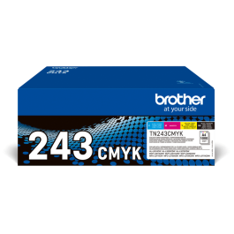 Brother TN-243CMYK Cartucho de Tóner Original - Negro, Cian, Magenta, Amarillo - 1000 páginas - Compatible con DCP-L3510CDW, HL-L3210CW, MFC-L3710CW y más Precio: 161.49999954. SKU: S0436794