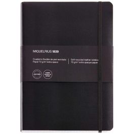 Miquelrius LEATHER1839 Notizbuch Cuaderno 152x210mm Cuadrícula 5mm, 300 Hojas