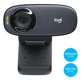 Logitech C310 Webcam HD 720p con Tecnología RightLight 2 para Vídeo Llamadas Claras