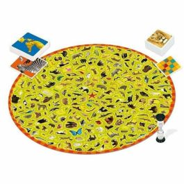 Nathan Mission Animals - Juego de mesa de observación, velocidad y desafíos con 250 animales de fotos reales para niños 5+ años