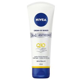 Nivea Crema de Manos Anti-edad Q10 con Filtros UV, Cuidado Antienvejecimiento 100 ml