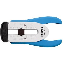 Knipex 12 85 110 SB Herramienta de Abisolar para Cables de Fibra Óptica, Pelado 4.5-5mm, Diámetro 0.35mm Precio: 73.50000042. SKU: B12BSGRCNP
