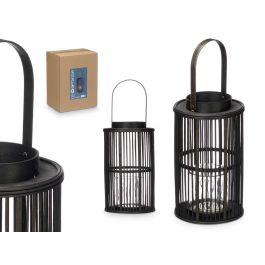 Farol Bambu Negro Vela Grd Giftdecor 20X52CM (4 Unidades) Precio: 52.69000055. SKU: B1FVP6QRM7