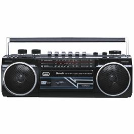 Trevi RR 501 BT Radio Cassette Personal Analógica - Reproductor MP3 USB y SD, Bandas FM/MW/SO, Altavoces Integrados, Negro Precio: 49.69000036. SKU: B1FWGLZ2B3