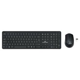 Bluestork Paquete de Teclado y Ratón Inalámbrico Negro Delgado Silencioso con Receptor Nano Único Precio: 46.49999992. SKU: S7134019