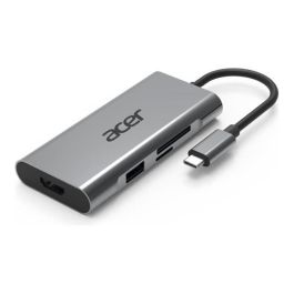 Acer ADK040 Estación de Conexión USB Tipo C y HDMI Plata con 3 Puertos USB 3.0 y Lector de Tarjetas SD Precio: 48.89000039. SKU: B12KSB99NV