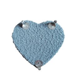 Caja-Joyero Versa Gris Poliéster Metal Espejo Madera MDF 16 X 13,5 X 16 CM Sofá