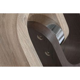 Mesa Centro Moderno DKD Home Decor Transparente Plateado 60 x 45 x 120 cm