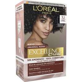 Tinte Permanente L'Oreal Make Up Excellence Negro Nº 1-Black (5 Unidades)