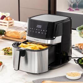 Freidora de Aire InnovaGoods Fryinn Pro 5500 Negro 1700 W 5,5 L Acero Inoxidable Precio: 87.5000005. SKU: B15547E2BB