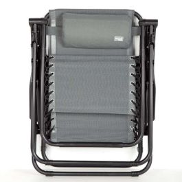 Tumbona textileno 52x68x102 cm color gris oscuro Tumbona textileno 52x68x102 cm color gris oscuro