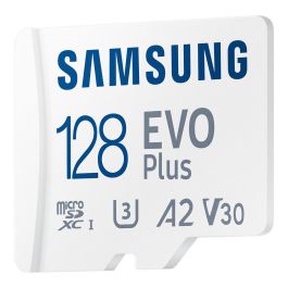 Samsung Tarjeta de Memoria EVO Plus 2023 128GB microSDXC Clase 10 A2 V30 con Adaptador 160MB/s MB-MC128SA/EU