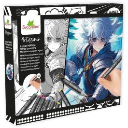 Kit creativo - SYCOMORE - Diseño y marcadores - Héroes guerreros - A partir de 10 años Precio: 41.08192. SKU: B13PDD82LC