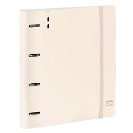 Carpeta Con Recambio Safta Din A4 Cuadro 5 mm Polipropileno Foam 4 Anillas 35 mm Rosa Claro Carpeta Con Recambio Safta Din A4 Cuadro 5 mm Polipropileno Foam 4 Anillas 35 mm Rosa Claro