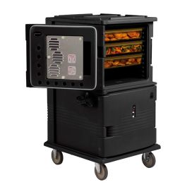 CAMBRO - UPCH16002-110 - Carro isotérmico GN con puertas calefactadas - 73 x 84,7 x 137,5 cm - Negro Precio: 5908.49999971. SKU: B1E3K2GJJB