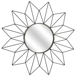 Home Deco Factory Espejo Sol Geométrico Decorativo para Salón o Entrada 50 cm