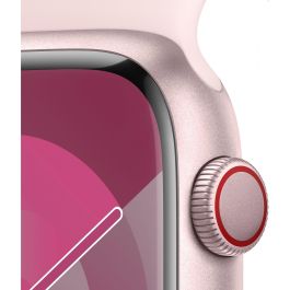 Apple Watch S9 Aluminium Cellular 45mm Rosé con Sportarmband hellrosa M/L