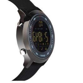 RELOJ INTELIGENTE LEOTEC HARDY LIFE NEGRO - ESFERA 2.79CM FULL VIEW RETROILUMINADO IP67 - BT 4.0 - ALERTAS - PODÓMETRO - BAT. 1 AÑO - COMP IOS/ANDROID