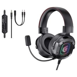Conceptronic ATHAN03B Auriculares Gaming PC PS5 Xbox One con Micrófono, RGB, Jack 3.5 mm, Negro Precio: 38.50000022. SKU: B1K6EYK8M9
