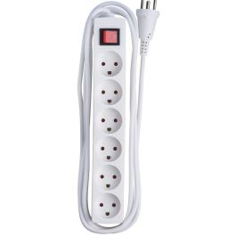 MicroConnect Regleta de Alimentación Danesa de 6 Tomas con Cable de 3m, Blanca, con Interruptor y Protección Infantil Precio: 16.50000044. SKU: B1AQHRG59B