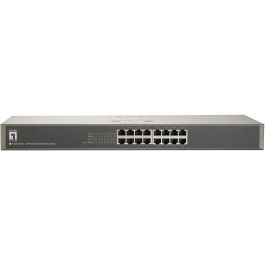 Level One FSW-1650 Switch Ethernet de 16 Puertos Fast Ethernet No Administrado Montaje en Rack