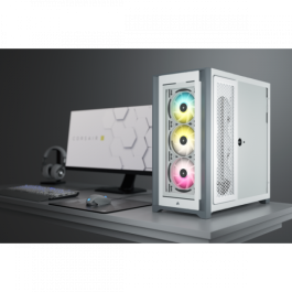 Corsair iCUE 5000X RGB Midi Tower Blanco Corsair iCUE 5000X RGB Midi Tower Blanco