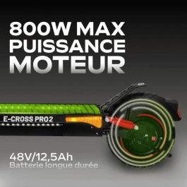 Patinete eléctrico todo terreno - URBANGLIDE - ECROSS PRO 2 - 10 - 48V - 800 W - 13Ah - Autonomía 50KM Patinete eléctrico todo terreno - URBANGLIDE - ECROSS PRO 2 - 10 - 48V - 800 W - 13Ah - Autonomía 50KM