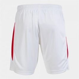 Pantalones Cortos Deportivos para Niños Joma Sport Glasgow Blanco Rojo