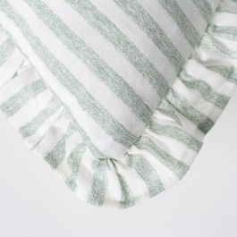 Cojín Rayas Gris Algodón 43 X 43 cm