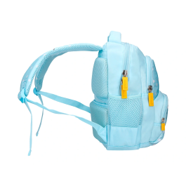 Liderpapel Mochila Multibolsillo Infantil Azul Flowers 350x110x270 mm