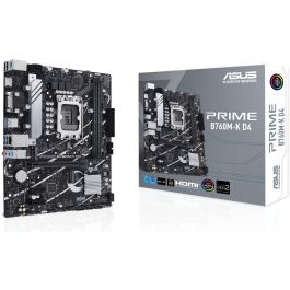 Asus PRIME B760M-K D4, LGA1700, Intel B760, DDR4, VGA+HDMI, USB 3.2, Micro ATX - 90MB1DS0-M1EAY0 Precio: 103.4999999. SKU: S0235783
