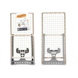 Kipit Tendedero Resina Antracita Pompeya 23M Plegable 56x7x121cm (Set de 4)