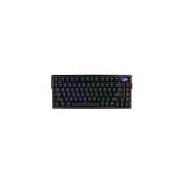 Asus ROG Azoth Extreme Teclado Gaming 75% Inalámbrico con Pantalla OLED, Switch Mecánico NX Snow, 90MP03MA-BKUA01