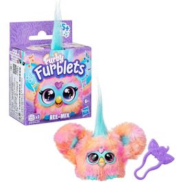 HASBRO Mini Furby Ree-Mix Furblet Juguete Electrónico Musical K-pop +45 Melodías Llavero Edad +6 años