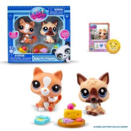 Bandai Mascotas Little Pet Shop Pack 2 Figuras con Accesorios - Modelo BF00525