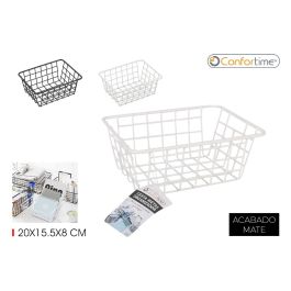 Cesta de metal organizadora Confortime 20 x 15.5 x 8 cm (12 Unidades) Precio: 27.59000013. SKU: B1ELQ8DBRK
