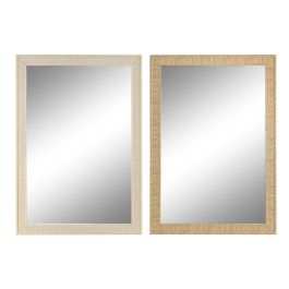 Espejo de pared Home ESPRIT Marrón Natural Scandi 93,5 X 2,5 X 134 cm (2 Unidades) Precio: 173.5900001. SKU: B1H3DABWTN