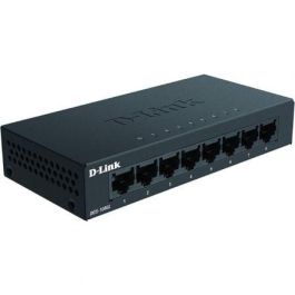 D-Link DGS-108GL/E Switch de Red Gigabit 8 Puertos RJ-45 Metálico Plug & Play Silencioso Bajo Consumo para 4K Streaming y Teletrabajo D-Link DGS-108GL/E Switch de Red Gigabit 8 Puertos RJ-45 Metálico Plug & Play Silencioso Bajo Consumo para 4K Streaming y Teletrabajo