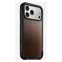 Nomad Rugged Leather Case para Apple iPhone 17 Pro Max - Funda Protectora de Cuero Horween Rustic Brown con MagSafe