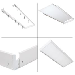HO-KITPAN120X60-72W-CW Panel LED 120x60cm con Kit de Superficie 72W 7.900Lm 6000K Blanco Frío Ultra Fino 40.000h HO-KITPAN120X60-72W-CW Panel LED 120x60cm con Kit de Superficie 72W 7.900Lm 6000K Blanco Frío Ultra Fino 40.000h