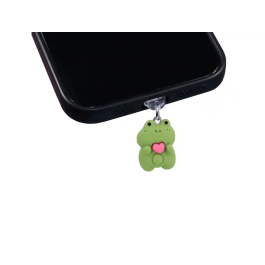 Wondee Funny Lightning Frog Charm Protector de puerto para móvil, tipo C o Lightning, 20x10x15 mm, colgante decorativo Precio: 11.58999952. SKU: B1K9HYLFZM